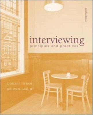 Interviewing: Principles and Practices 0072483954 Book Cover