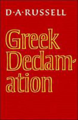 Greek Declamation 051189788X Book Cover