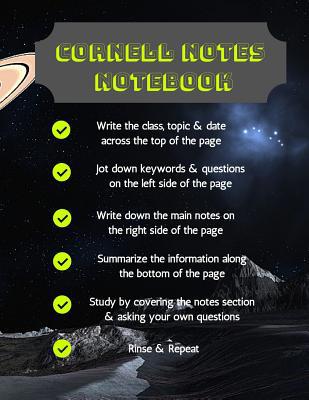 Cornell Notes Notebook: A Better Way Of Taking ... 1074060989 Book Cover