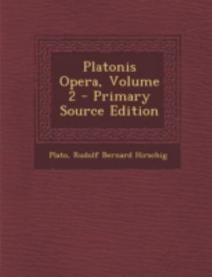 Platonis Opera, Volume 2 [Latin] 1293429252 Book Cover