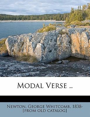 Modal Verse .. 1172505942 Book Cover