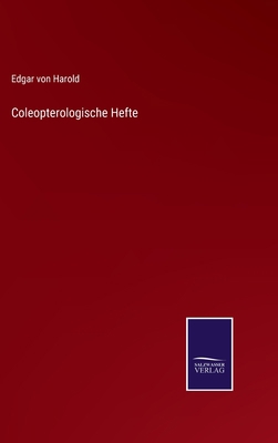 Coleopterologische Hefte [German] 3752540338 Book Cover