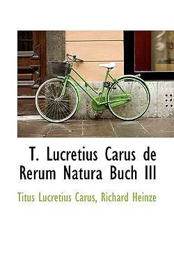 T. Lucretius Carus de Rerum Natura Buch III 1116333414 Book Cover