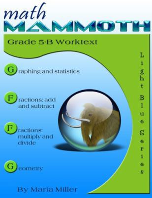 Math Mammoth Grade 5-B Worktext 194271517X Book Cover