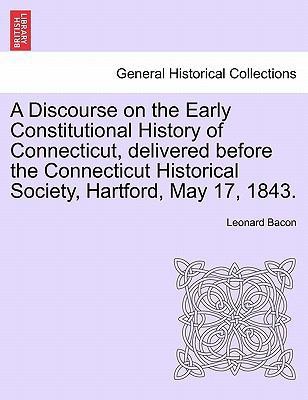 A Discourse on the Early Constitutional History... 124156079X Book Cover