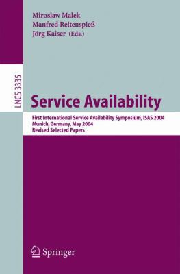 Service Availability: First International Servi... 3540244204 Book Cover