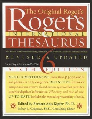 Roget's International Thesaurus, 6e, Thumb Indexed 0060185759 Book Cover