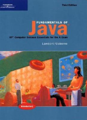 Fundamentals of Java : Ap* Computer Science Ess... 0619243783 Book Cover