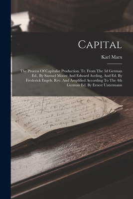 Capital: The Process Of Capitalist Production. ... 1019309547 Book Cover