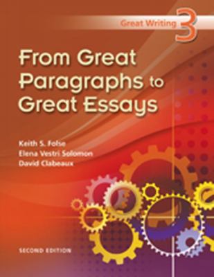 Great Writing 3: From Great Paragraphs to Great... 1424062101 Book Cover