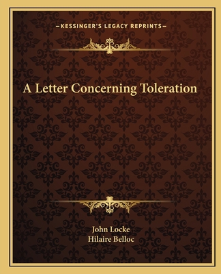 A Letter Concerning Toleration 1162649100 Book Cover