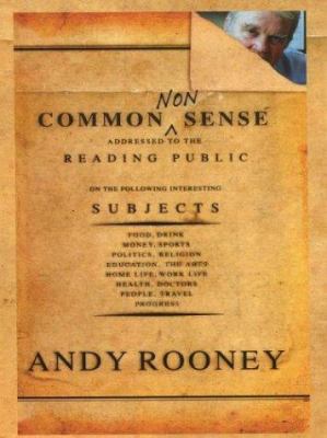 Common Nonsense [Large Print] 0786250437 Book Cover