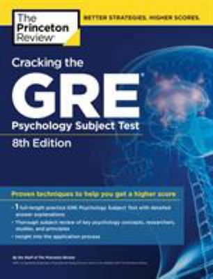 Cracking the GRE Psychology Subject Test 0375429735 Book Cover