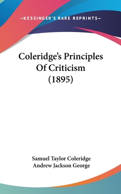 Coleridge's Principles Of Criticism (1895) 1120806895 Book Cover