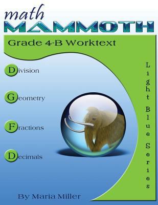 Math Mammoth Grade 4-B Worktext 1979294666 Book Cover