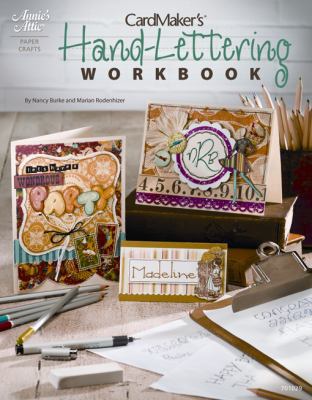 CardMaker's® Hand-Lettering Workbook 1596353783 Book Cover