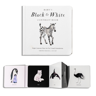 Baby's Black and White Contrast Book: High-Cont... 1941325971 Book Cover