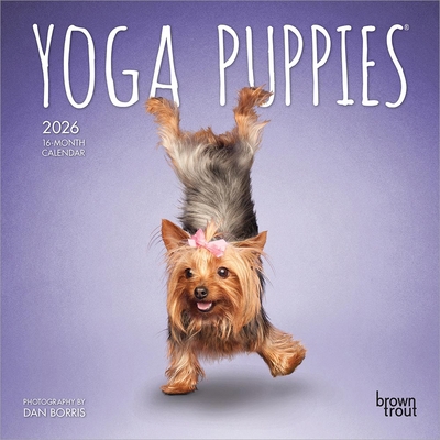 Yoga Puppies Official 2026 7 X 14 Inch (Hanging... B0DYKSBF53 Book Cover