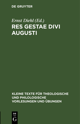 Res Gestae Divi Augusti [German] 3112515390 Book Cover