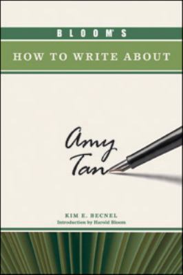 Bloom's How to Write about Amy Tan 1604133082 Book Cover