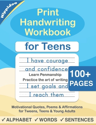 Print Handwriting Workbook for Teens: Improve y... B08BDSDWLH Book Cover
