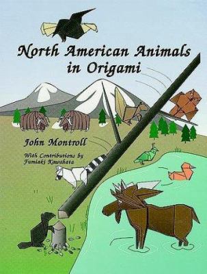 North American Animals in Origami 0486286673 Book Cover