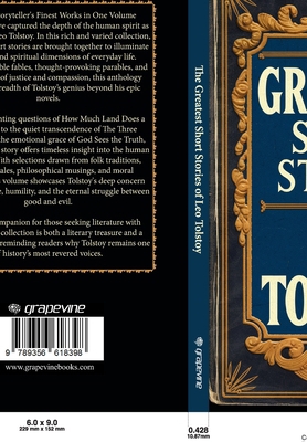 The Greatest Short Stories of Leo Tolstoy (Delu... B0BRYGRHPD Book Cover