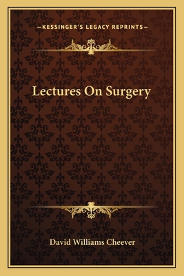 Lectures On Surgery 1163129488 Book Cover