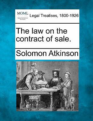 The law on the contract of sale. 1240104650 Book Cover