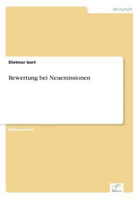 Bewertung bei Neuemissionen [German] 3838625528 Book Cover