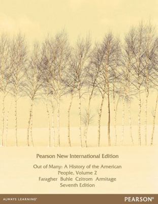 Out Of Many Pnie A History Of The Americ 1292027738 Book Cover