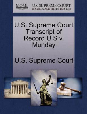 U.S. Supreme Court Transcript of Record U S V. ... 1270204661 Book Cover