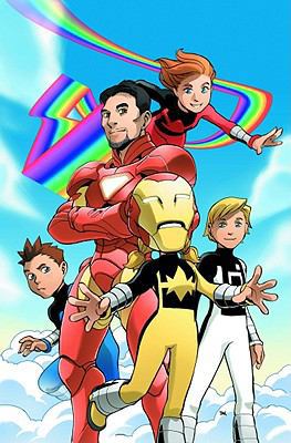 Iron Man and Power Pack: Armored and Dangerous 0785128301 Book Cover