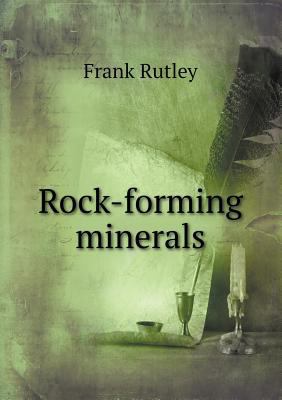 Rock-Forming Minerals 5518434413 Book Cover