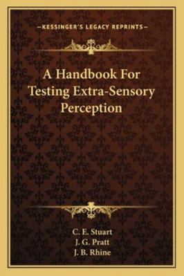 A Handbook For Testing Extra-Sensory Perception 116316660X Book Cover
