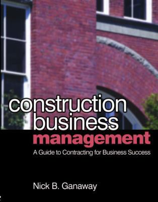 Construction Business Management 075068108X Book Cover