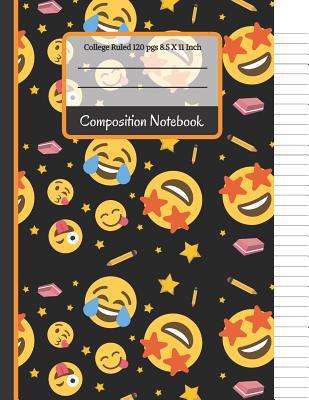 Composition Notebook: Cool Emoji's With Pencils... 1073053016 Book Cover