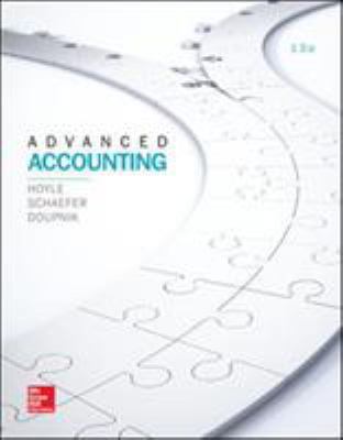 Looseleaf for Advanced Accounting 1259444953 Book Cover