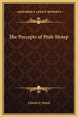 The Precepts of Ptah-Hotep 1169179819 Book Cover