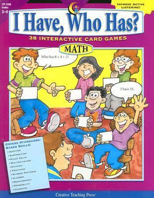 I Have, Who Has? Math 3-4: 38 Interactive Card ... 1591982308 Book Cover