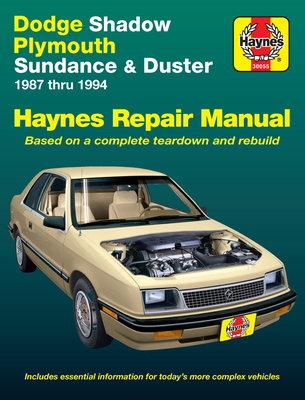 Dodge Shadow & Plymouth Sundance, Duster 1987-94 1563921855 Book Cover