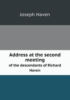 Address at the second meeting of the descendant... 5518813333 Book Cover