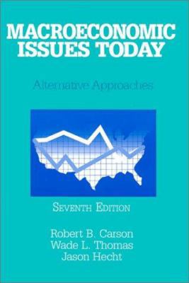 Macroeconomic Issues Today: Alternative Approaches 0765608405 Book Cover