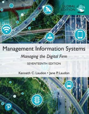 Management Information Systems: Managing the Di... 1292403284 Book Cover