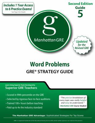 Word Problems GRE Strategy Guide 193570754X Book Cover