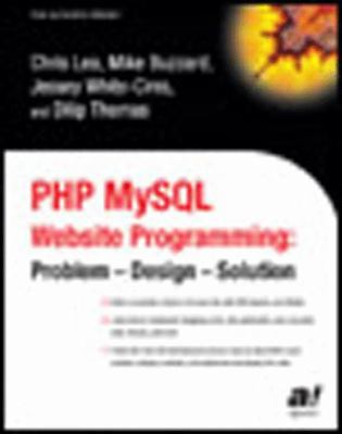 PHP MySQL Website Programming: Problem - Design... B00I4S09JM Book Cover