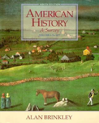 American History: A Survey 0079121187 Book Cover