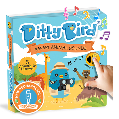 Ditty Bird Interactive Safari Animal Sound Book... 0648268535 Book Cover