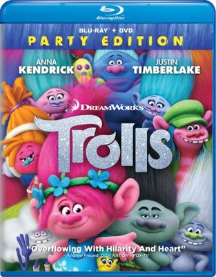 Trolls Party Edition Blu-ray + DVD