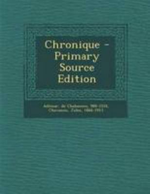 Chronique [Latin] 1295070200 Book Cover